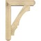 Ekena Millwork Balboa Craftsman Rough Sawn Bracket w/ Offset Brace, Douglas Fir, 6"W x 22"D x 30"H BKT0604X22X30BOA04RDF - alternate 4